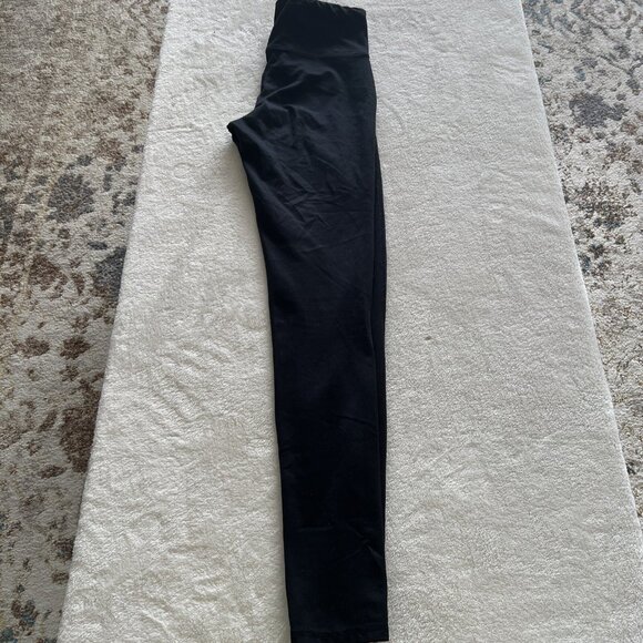 Bundle High-Waisted Yoga Leggings Bundle Black & Mauve Full Length Womens S - Picture 2 of 12